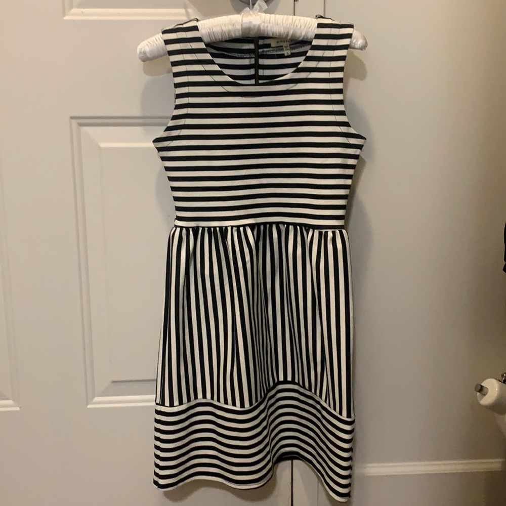 Striped mini dress